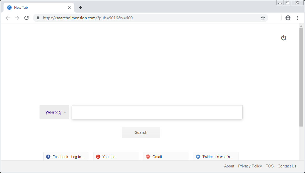 Search Dimension Page